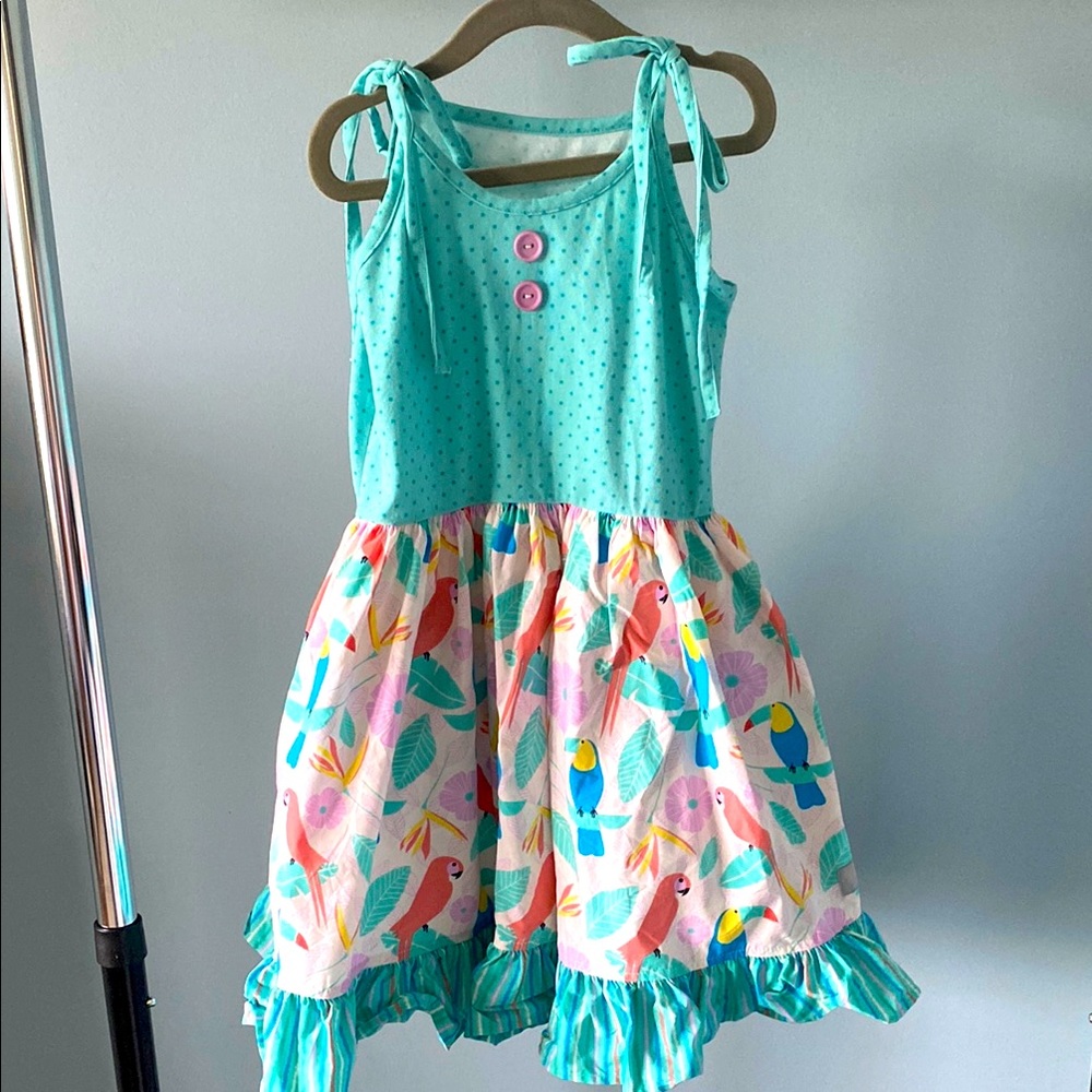 Eleanor Rose Tropical Toucans Judy Dress